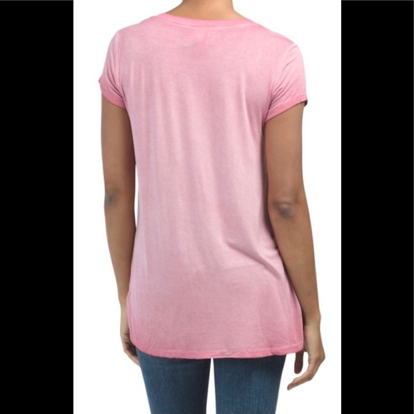 Cable & Gauge Tops Cable Gauge Vneck Tee With Swing Hem Poshmark
